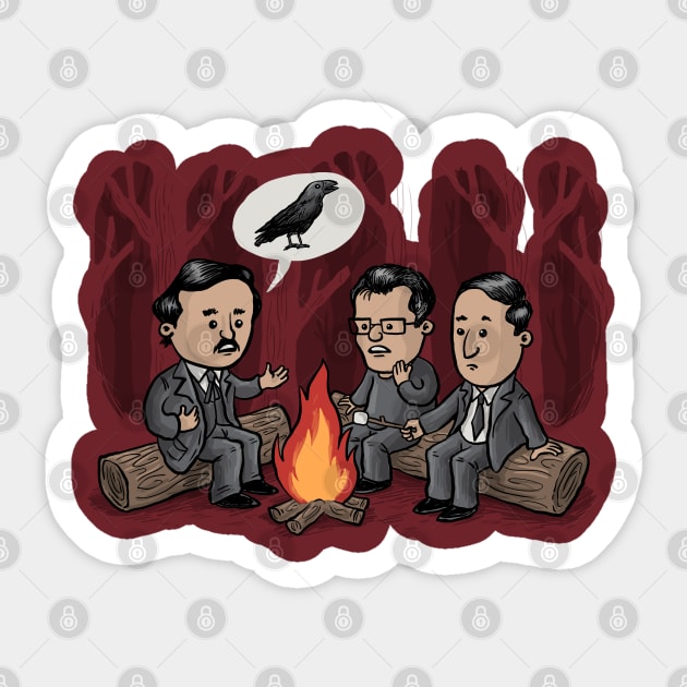 Magnum Opus of Campfire Stories Sticker by salihgonenli